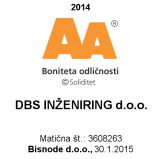 Certifikat bonitetne odličnosti - marec, 2015